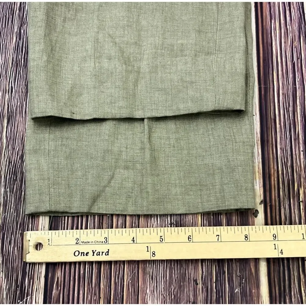 Haspel 100% Linen Chino Pants Mens Size 40x30 (Actual 39x29)